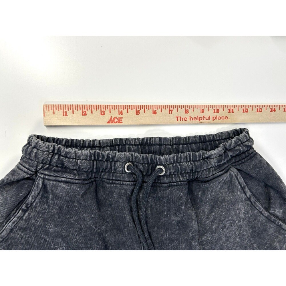 Missguided black acid wash sweatpants with pink graphic lettering - Picture 12 of 16